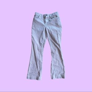 Baby pink Ralph Lauren corduroy flare pants